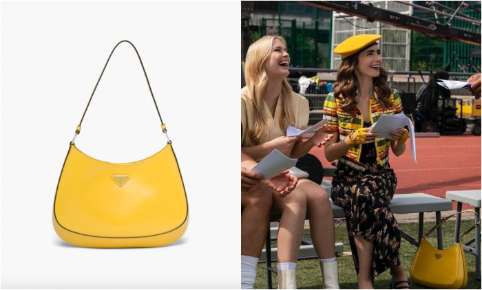 Emily in Paris同款手袋｜Prada Cleo brushed Leather Shoulder BagPrada的這款 Shoulder Bag自推出後，便令一眾潮人搶先入手，可見其熱門